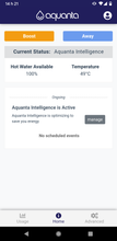 Thermostat intelligent pour chauffe-eau Aquanta